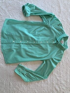Teal Women’s Button-downShirt - J.Crew